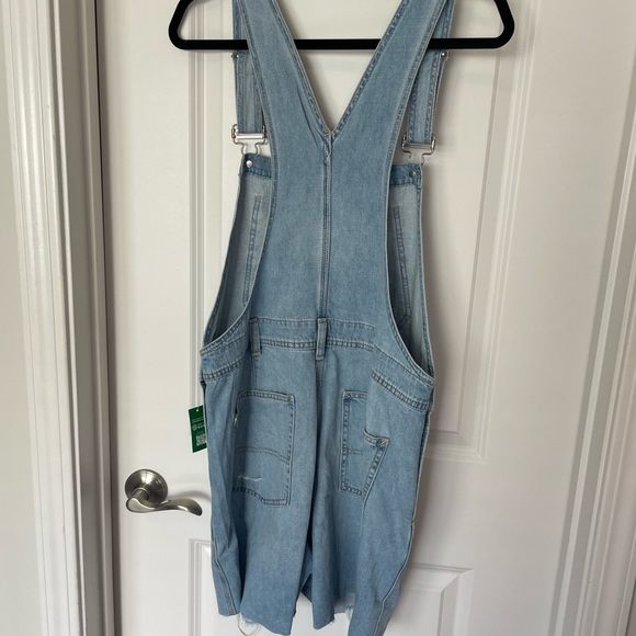 Gap - Slouchy Denim Shortalls with Washwell - Picture 5 of 6